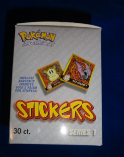 1999 Nintendo Artbox Pokemon Stickers Pack Box of 30 Factory Sealed Packs 601139116206 - Image 4