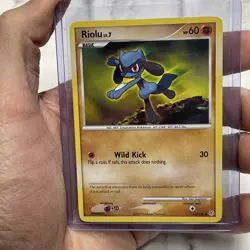 Pokemon Riolu 61/130 Diamond and Pearl Pokemon Nintendo Nintendo Uncommon NM TCG - Image 1