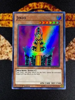🔥 YUGIOH • JINZO • SUPER RARE • MYFI-EN041 • 1st EDITION • NM 🔥 - Image 1