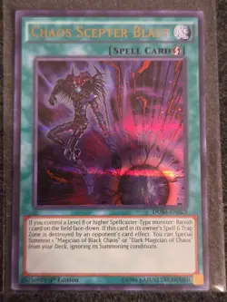Yugioh Chaos Scepter Blast DUSA-EN025 Duelist Saga 1st Edition Near Mint - Image 1