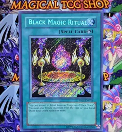 Yugioh Magician of Black Chaos PP01-EN001 Secret Rare Black Magic Ritual - Image 5