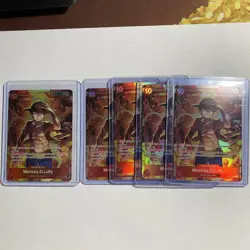 5 Monkey.D.Luffy (Treasure Booster Set) ST10-006 One Piece Promotion Cards Foil - Image 1