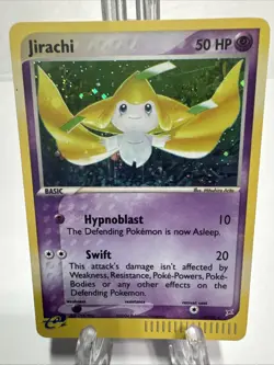Jirachi 97/95 Holo Secret Rare EX Team Magma vs. Team Aqua LP Pokemon Card TCG - Image 1