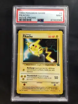 Pokemon Cards: Wizards Black Star Promo: Pikachu 4 PSA 9 - Image 1
