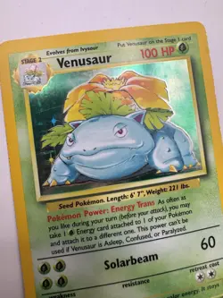 Pokemon TCG Base Set Venusaur Holo Rare Card 15/102 - Image 3