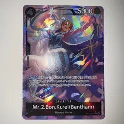 One Piece TCG OP14-091 MR.2.Bon.Kurei (Bentham) AA Alt Art Card Game CCG ENGLISH - Image 1