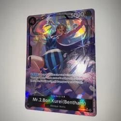 One Piece TCG OP14-091 MR.2.Bon.Kurei (Bentham) AA Alt Art Card Game CCG ENGLISH - Image 3