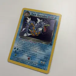 Pokemon Dark Gyarados TCG Holo Rare Card 8/82 Team Rocket Unlimited - Image 1