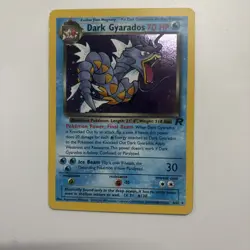 Pokemon Dark Gyarados TCG Holo Rare Card 8/82 Team Rocket Unlimited - Image 2
