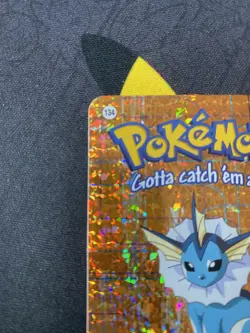 NM+ Vaporeon #134 2000 Pokemon official Vending Prism Holo sticker card - Image 4