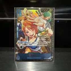 One Piece TCG Regional Top 64 Championship Nami Card OP09-050 Sealed English NM - Image 1