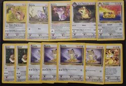 Vintage Pokemon Card Lot! *Ancient Mew Promo & Shadowless Vulpix* - Image 5