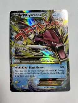 Pokemon Mega Gyarados EX Holo Ultra Rare TCG Card Breakpoint 27/122 - Image 1