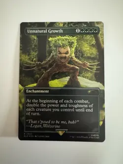 Unnatural Growth (0865) - MTG FOIL - Secret Lair Drop Marvel SLD - NM - Groot - Image 1