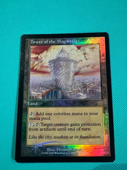 Foil - Tower of the Magistrate - Mercadian Masques -MTG - Magic the Gathering LP - Image 1