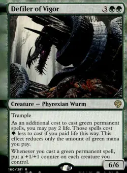 Dominaria United #160 Defiler of Vigor - Image 1