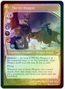 1 x The Ur-Dragon - MagicFest 2025- LP - FOIL - MTG - Image 1