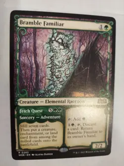 Bramble Familiar (Showcase) Wilds of Eldraine Regular - Image 1