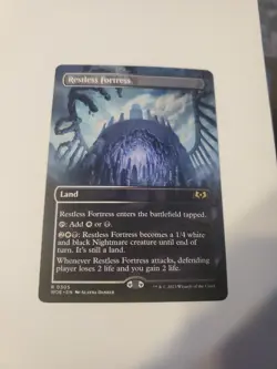 Restless Fortress (Borderless) Wilds of Eldraine Regular - Image 1