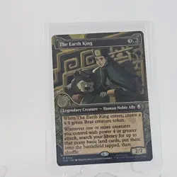 The Earth King (Borderless) Regular: Avatar ATLA MTG (NM) - Image 1