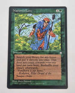 Nature's Lore Ice Age MP English MTG Magic the Gathering - Image 1