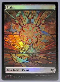 Plains - Showcase - Foil - 277 - Dominaria United (DMU) MTG - Image 1