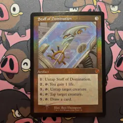 Staff of Domination The Brothers' War: Retro Frame Artifacts Foil - Image 1