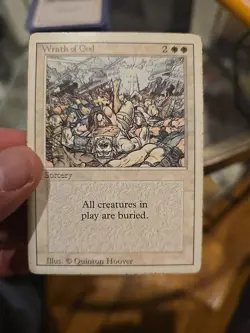 MTG Magic the Gathering Wrath Of God Revised - Image 1