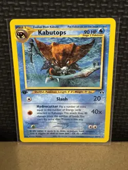2001 Pokemon Neo Discovery - 1st Edition - Kabutops 25/75 - Ungraded - Image 1