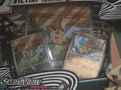 Pokemon TCG Black Bolt White Flare Victini Illustration Card Collection - Image 1