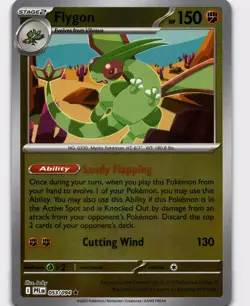 Flygon - Reverse Holo Rare ME02: Phantasmal Flames 053/094 NM Pokemon - Image 1