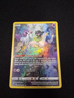 Mew GG10/GG70 Crown Zenith: Galarian Gallery Holo Pokemon Card TCG Sleeping - Image 1