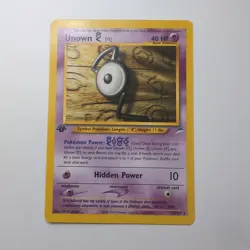 Pokemon Tcg Unown G #27 Pokemon Neo Destiny 1st Edition NM - Image 1