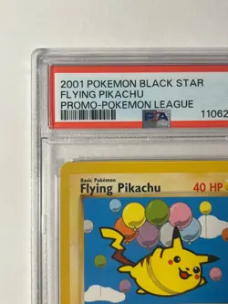 2001 Pokemon Black Star Promo Pokemon League Flying Pikachu #25 PSA 9 - Image 3