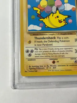 2001 Pokemon Black Star Promo Pokemon League Flying Pikachu #25 PSA 9 - Image 5