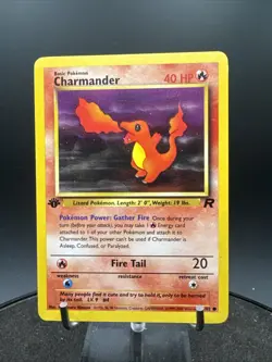 Charmander 50/82 1st Edition Team Rocket Pokemon TCG - Image 1