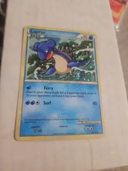 Pokemon TCG Lapras HGSS14 Holo Blackstar Promo HeartGold SoulSilver 2010 MP - Image 1