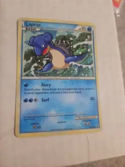 Pokemon TCG Lapras HGSS14 Holo Blackstar Promo HeartGold SoulSilver 2010 MP - Image 2