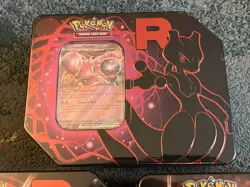 Pokemon SEALED Destined Rivals Team Rocket Tin SET of 3 Brand New - Image 2
