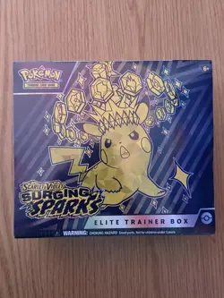 Pokemon TCG Scarlet & Violet Surging Sparks Sealed Elite Trainer Box ETB - Image 1
