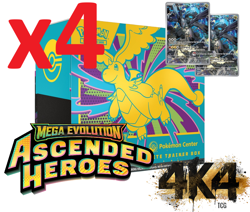 PRESALE Ascended Heroes Pokemon Center ETB x4 See Feedback - Buy With Confidence - Image 1