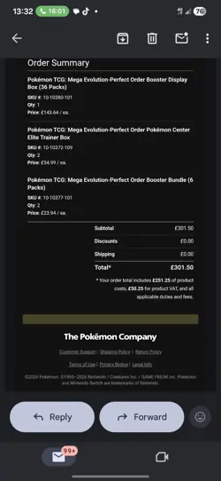 2 x Pokemon Center Elite Trainer Box Mega Evolution Perfect Order ETB *PRESALE* - Image 5