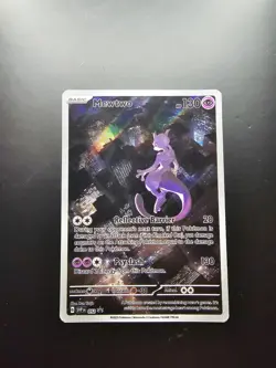 Mewtwo svp 052 pokemon 151 promo UPC - Image 1