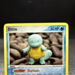 2005 Pokemon Ex Delta Species Ditto (Squirtle) 64/113 NM - Image 3
