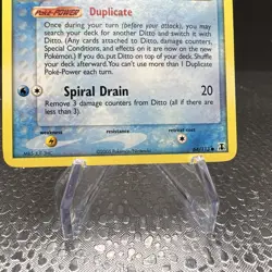 2005 Pokemon Ex Delta Species Ditto (Squirtle) 64/113 NM - Image 4