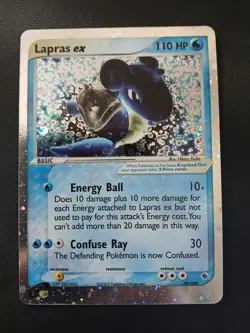 Lapras ex - Holo Ultra Rare - 99/109 Ruby & Sapphire - Pokemon TCG - 2003 LP - Image 1