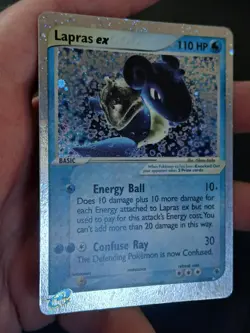 Lapras ex - Holo Ultra Rare - 99/109 Ruby & Sapphire - Pokemon TCG - 2003 LP - Image 3