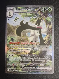 Meowscarada ex 256/193 Pokemon TCG Scarlet & Violet: Paldea Evolved VLP - Image 2