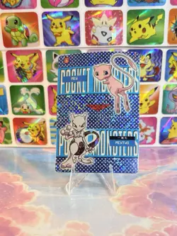 Pokemon Mewtwo Vintage Pocket Monsters Vending HOLO Prism Sticker 99 Nintendo - Image 1