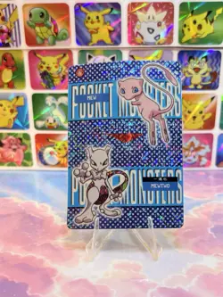 Pokemon Mewtwo Vintage Pocket Monsters Vending HOLO Prism Sticker 99 Nintendo - Image 5